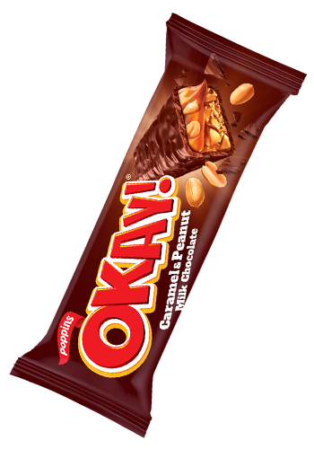 OKAY! Caramel & Peanut Milk Chocolate